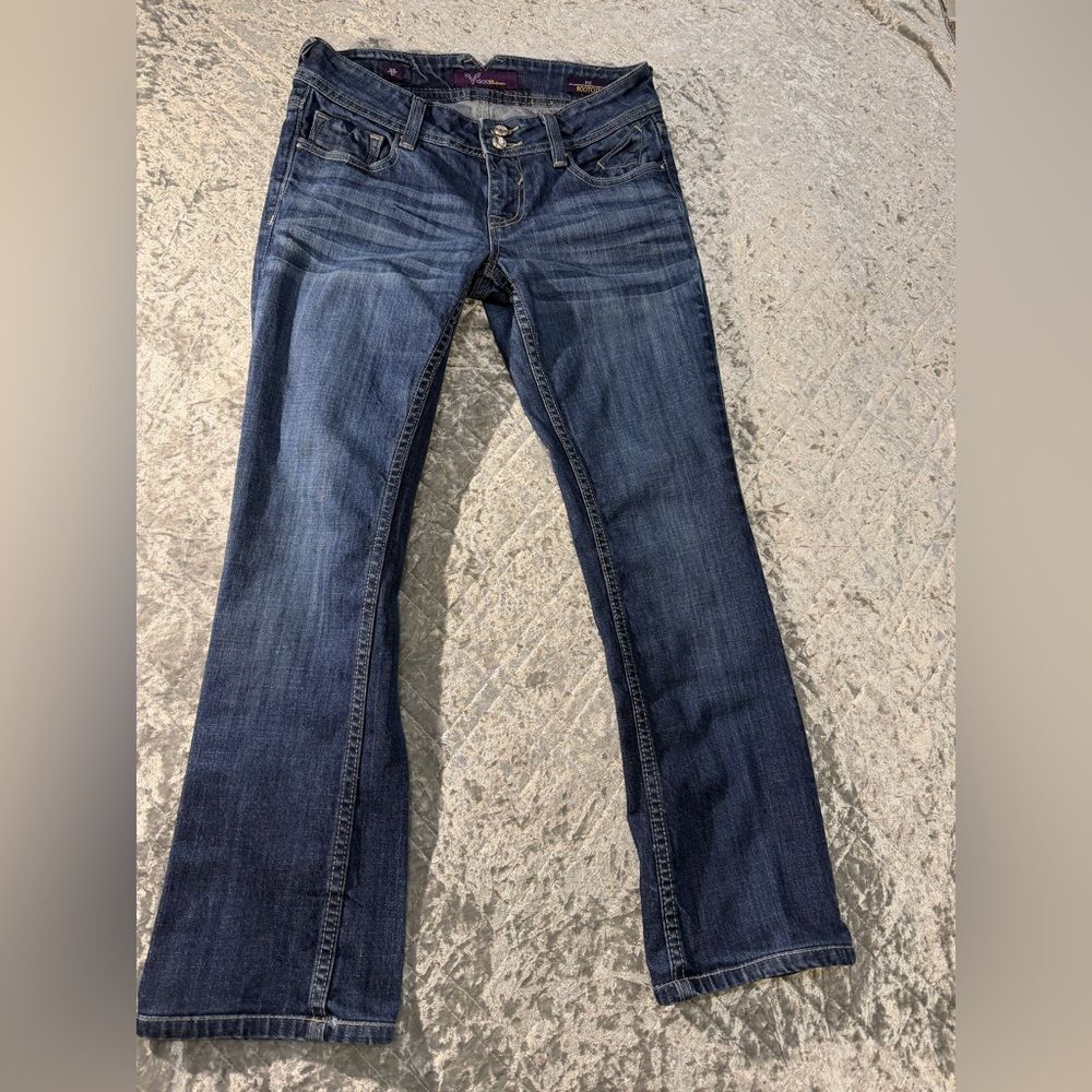 Low rise rhinestone Y2K Jeans